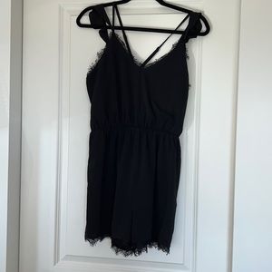 Miami black romper
